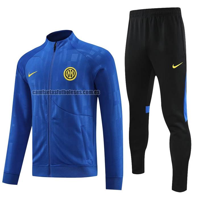 Chandal de Chaqueta del Inter Milan 2023 2024 Azul